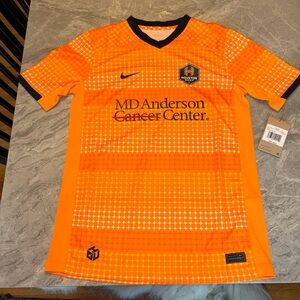 Houston Dash youth XL orange NWSL soccer jersey by Nike
